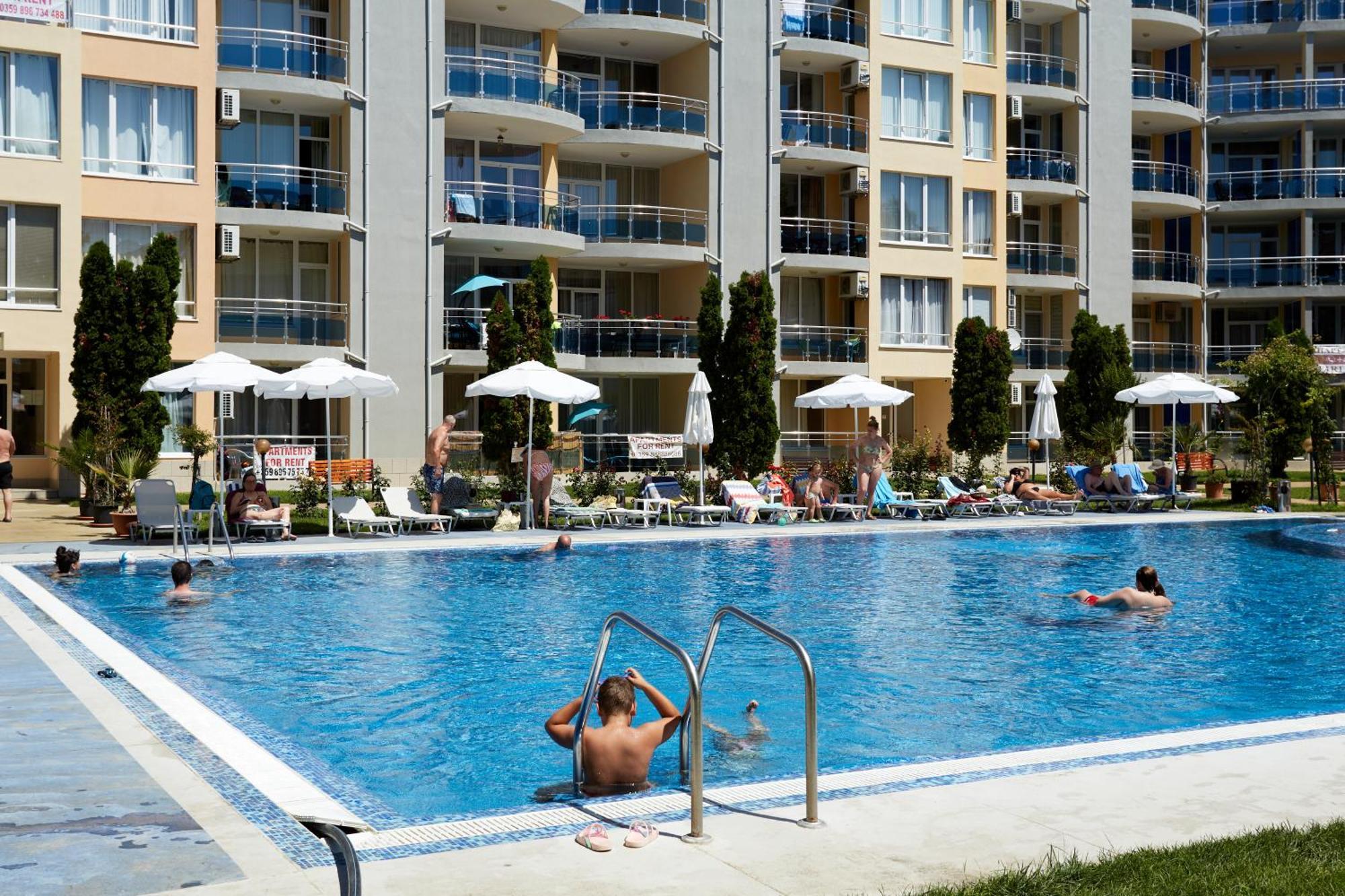 Luxury First Line Apartment With Pool By The Sea Νεσέμπαρ Εξωτερικό φωτογραφία